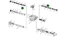 Кольцо уплотнительное (O-Ring) 362 796 R1 Komatsu