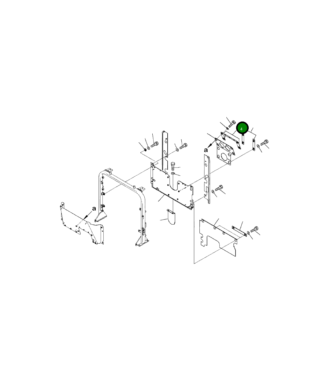 Крышка 424-54-41561  Komatsu