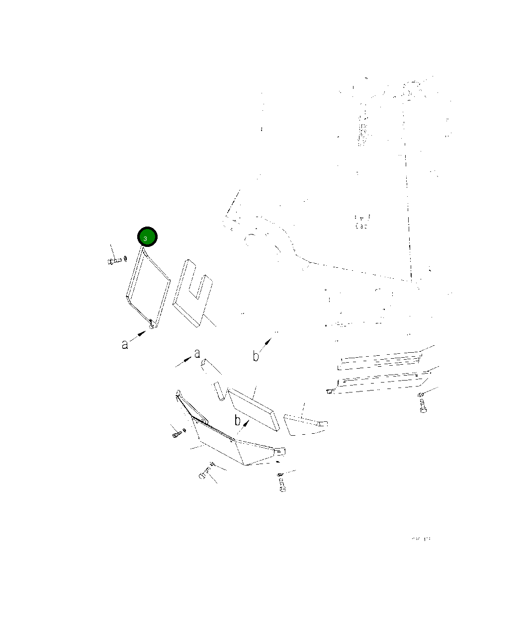 Крышка 425-54-54160 Komatsu