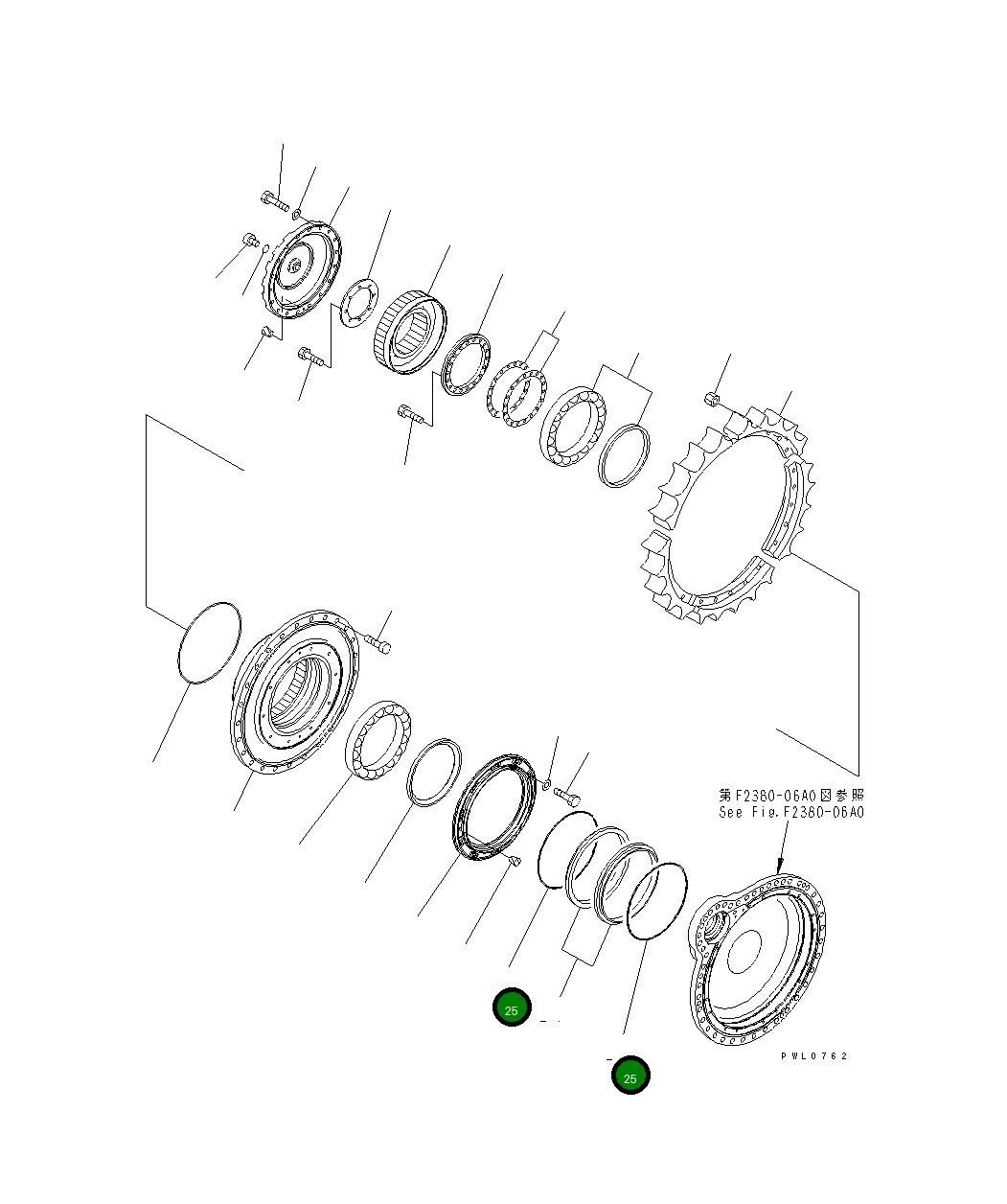 Кольцо уплотнительное (O-Ring) 428-33-11650 Komatsu