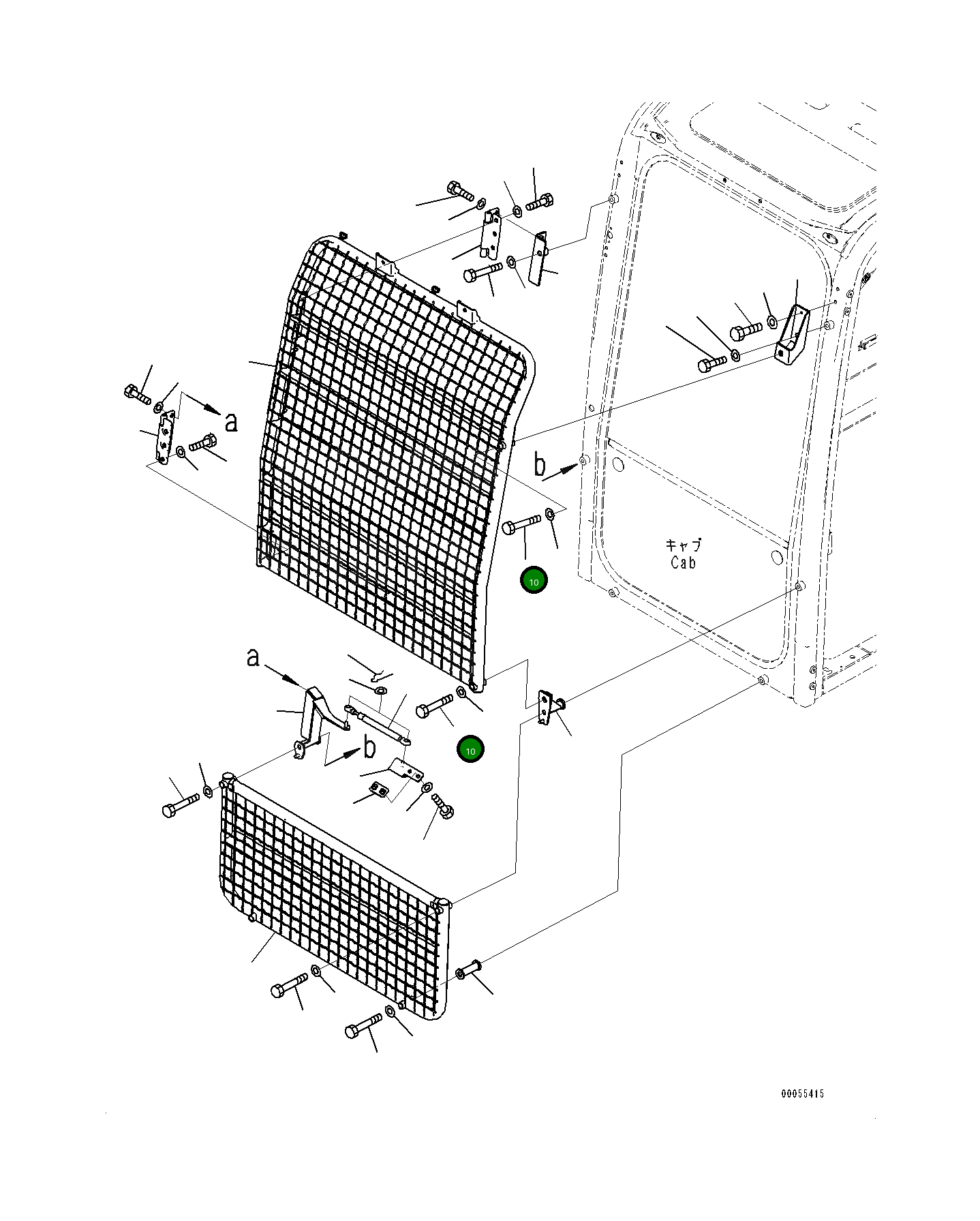 Болт 01010D1275 Komatsu