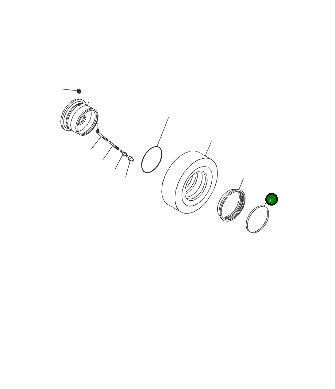 Кольцо 533 049 102  Komatsu