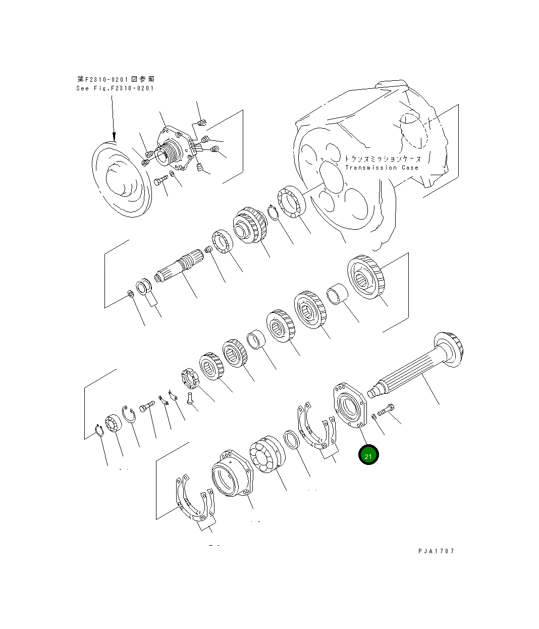 Крышка 14X-14-11152  Komatsu