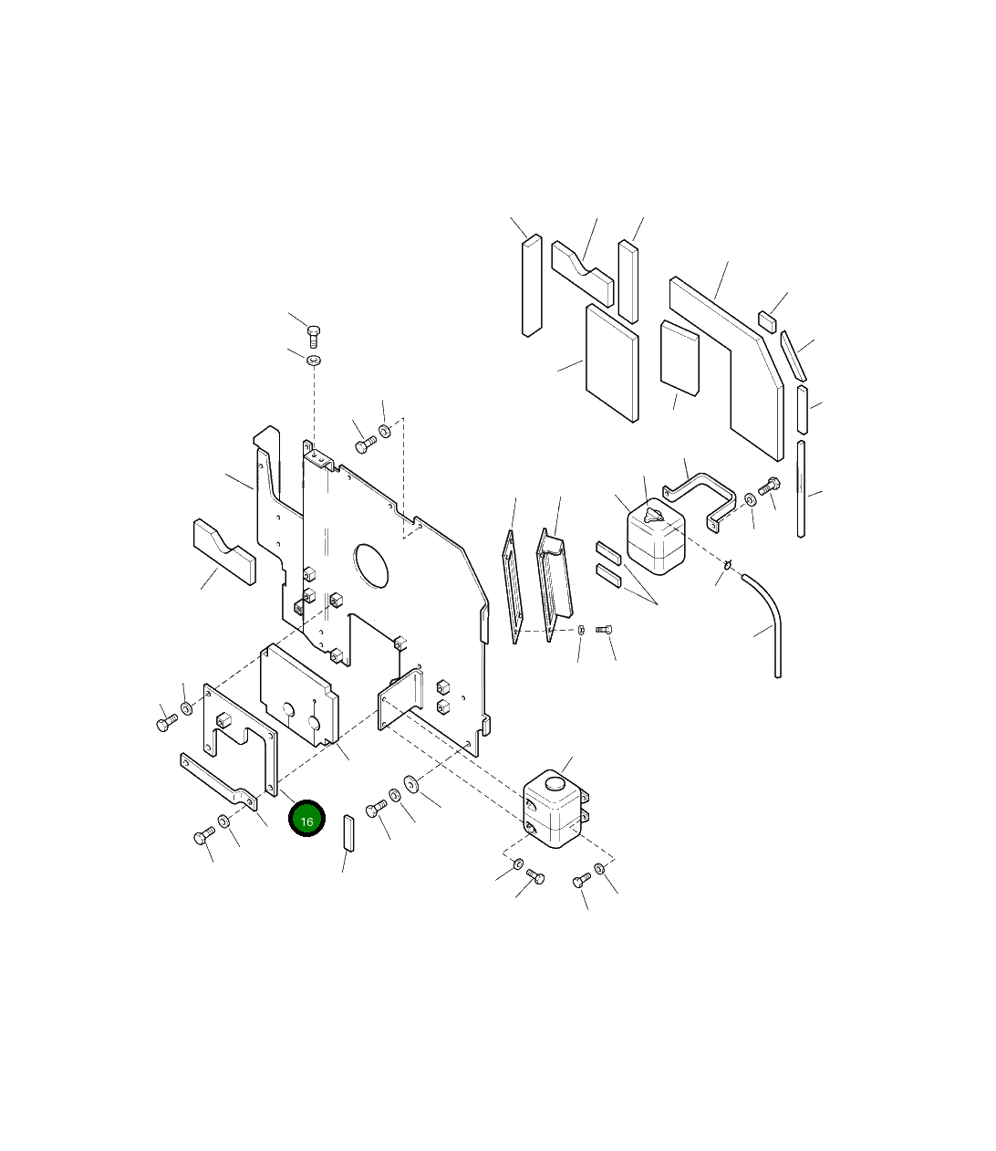 Крышка 20Y-54-71622 Komatsu