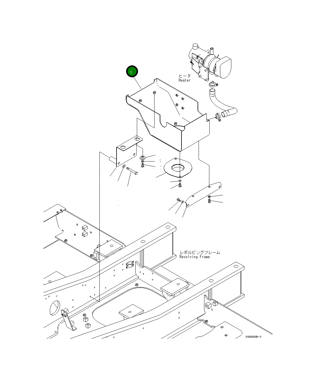 Крышка 20Y-977-7170 Komatsu