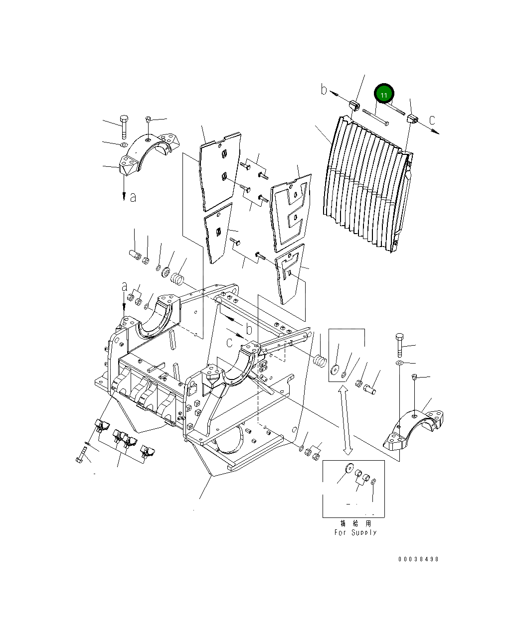 Болт 8240-70-5491  Komatsu
