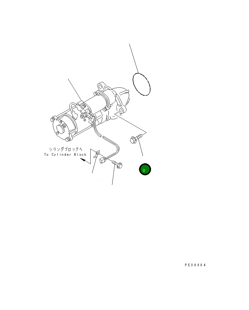 Болт 01435-21235 Komatsu