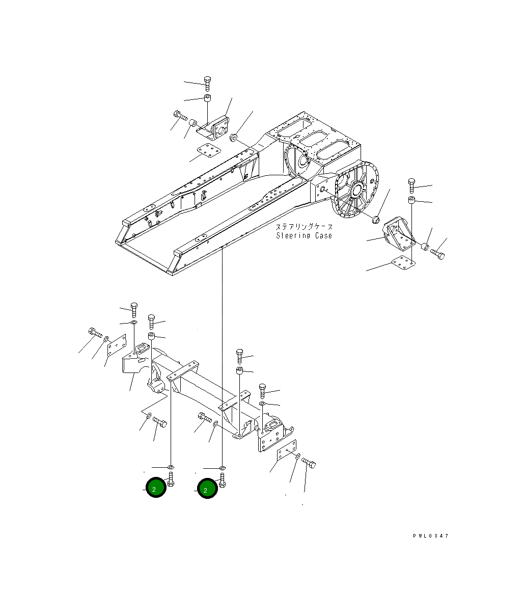 Болт 01019-33060 Komatsu
