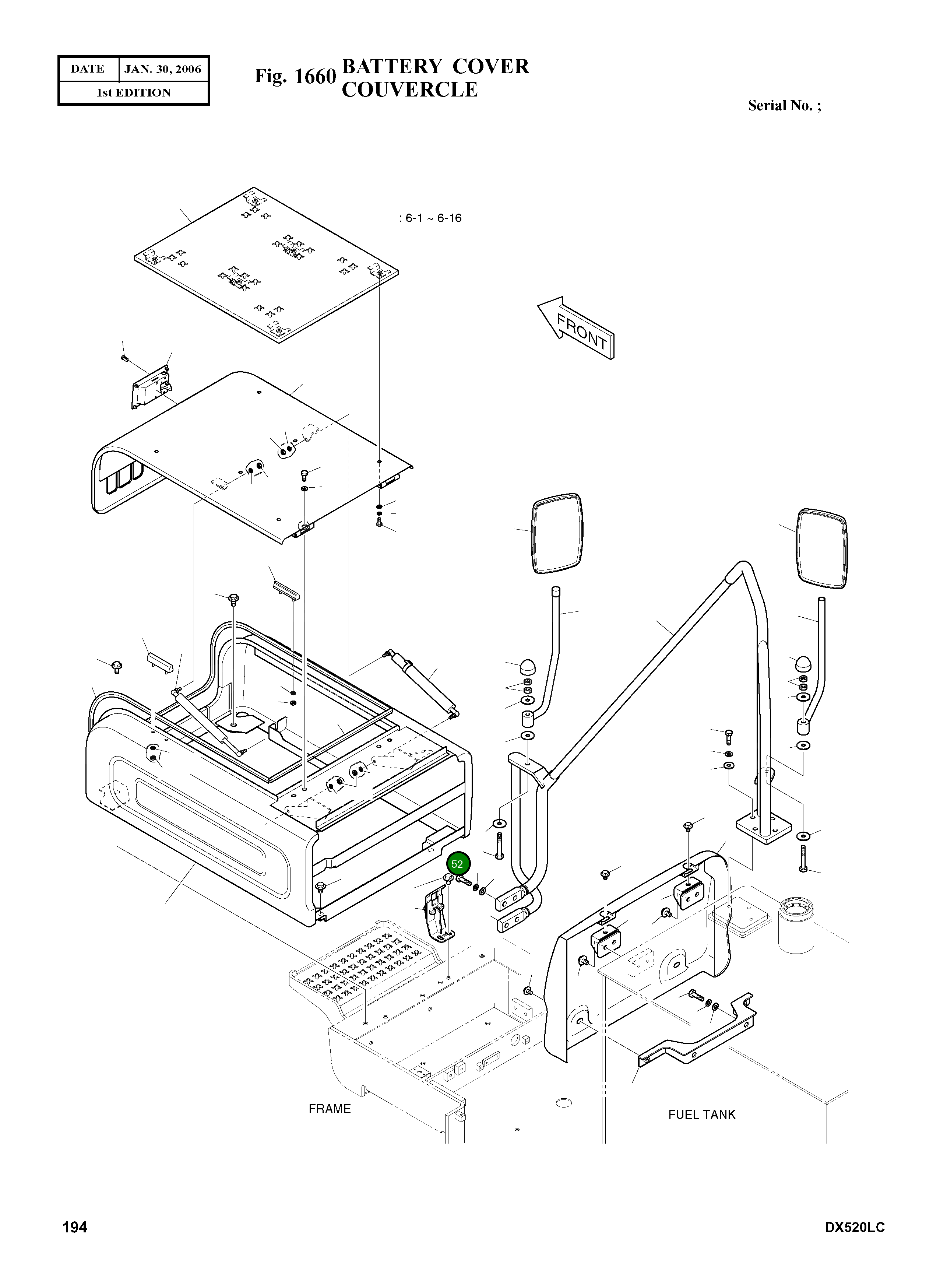 Болт S0560666  Komatsu