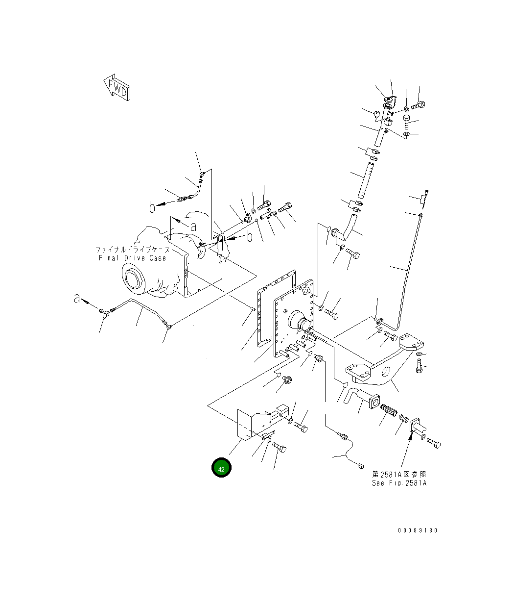 Крышка 235-22-58121 Komatsu