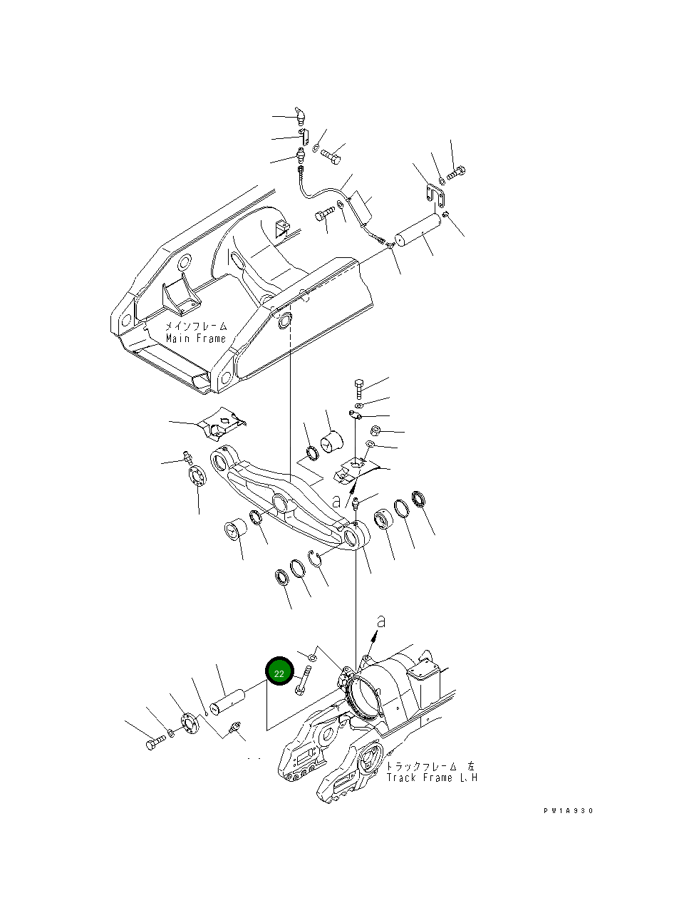 Болт 198-50-61410 Komatsu