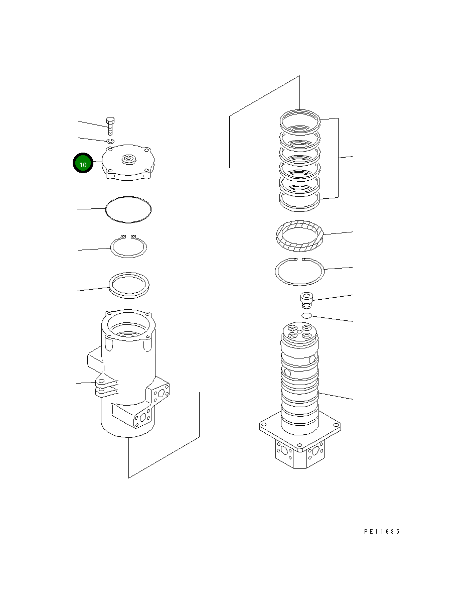 Крышка 703-11-93131 Komatsu