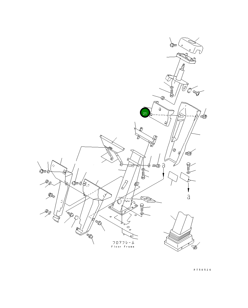 Крышка 417-54-22330 Komatsu
