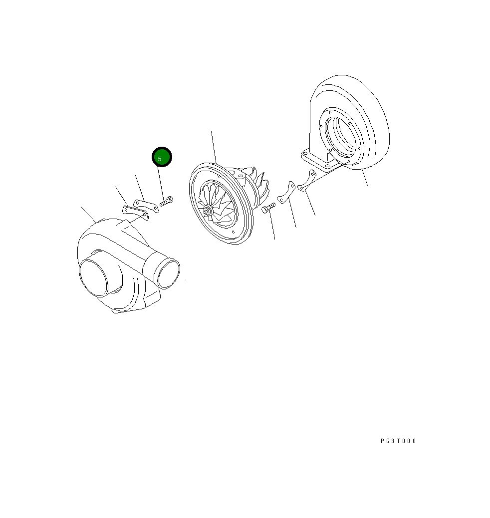 Болт GA400572-0300 Komatsu