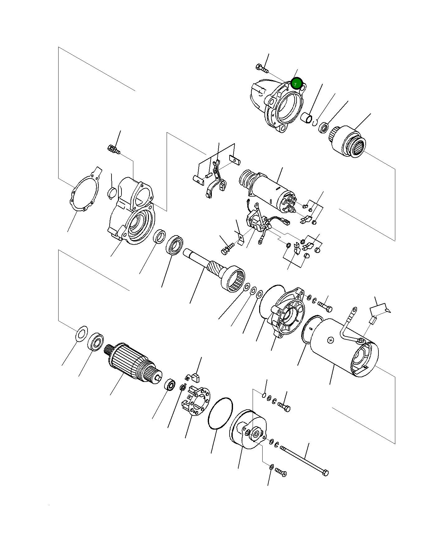 Болт KD1-024-006305  Komatsu