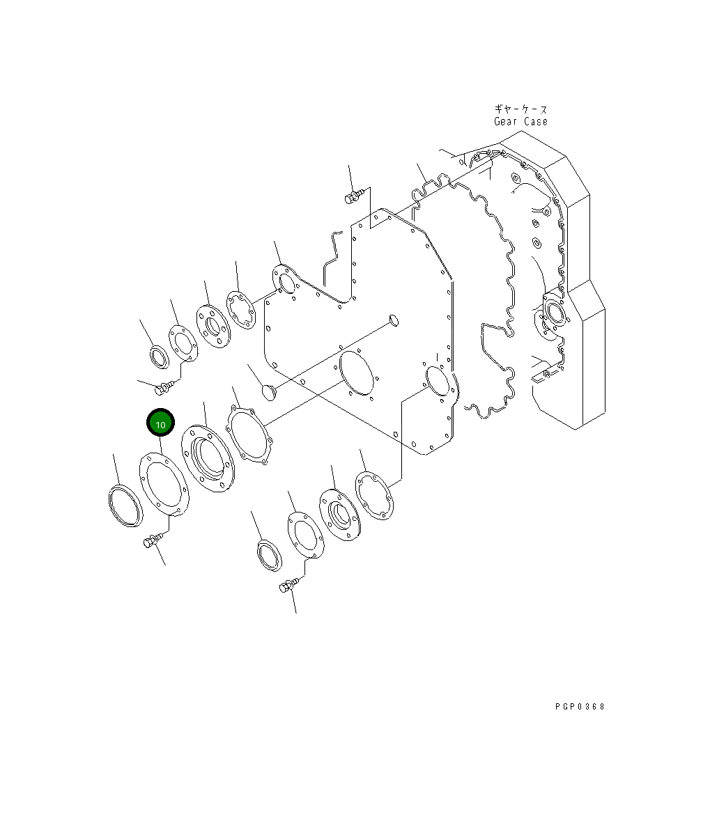 Кольцо CU3892086  Komatsu