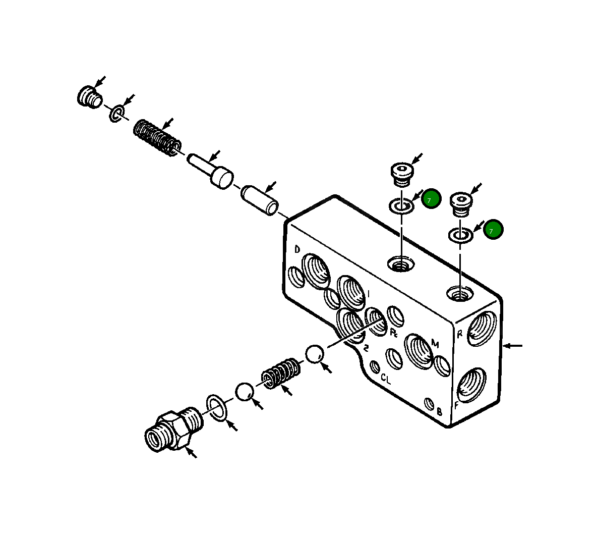 Кольцо уплотнительное (O-Ring) 369 375 R1  Komatsu