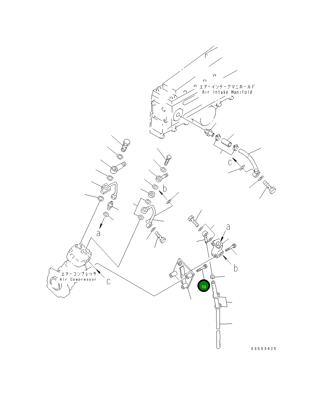 Болт 01010-30855 Komatsu
