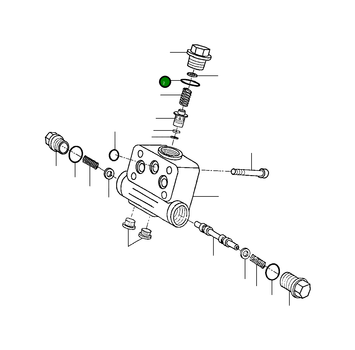 Кольцо уплотнительное (O-Ring) 134 580 H45  Komatsu
