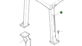 Крышка 4621-4182H Komatsu