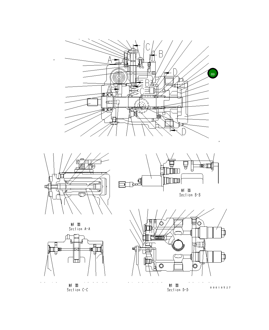 Кольцо уплотнительное (O-Ring) 266-81-91630  Komatsu
