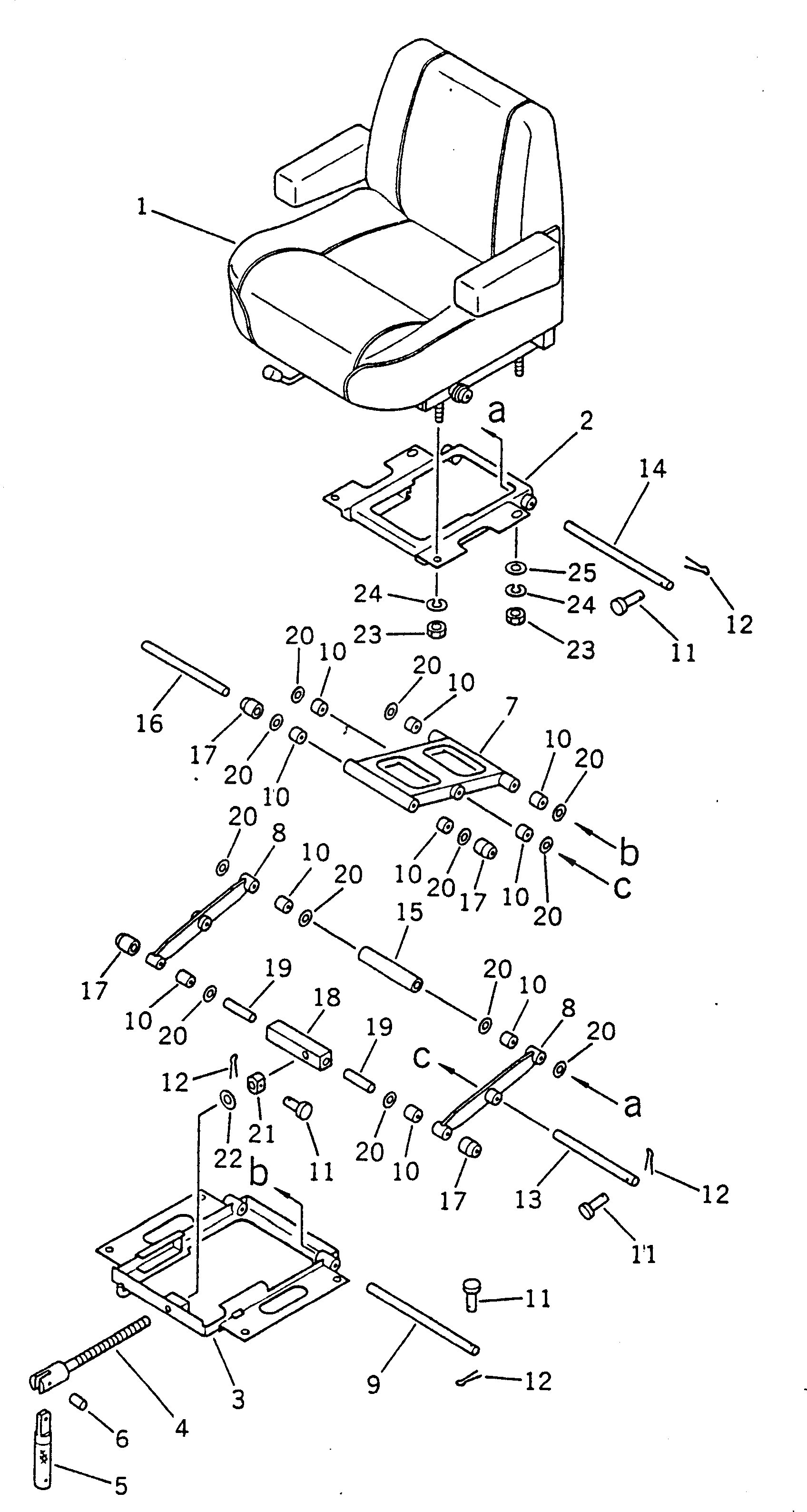 Болт 232-57-56530  Komatsu