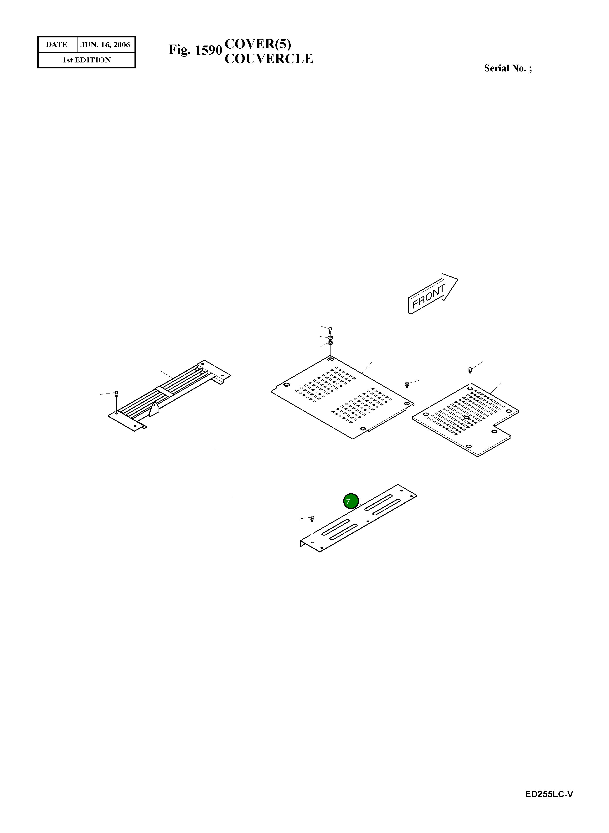 Крышка 621-02013A Komatsu