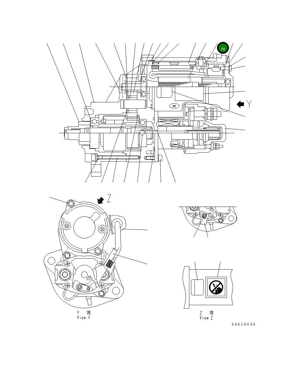 Кольцо уплотнительное (O-Ring) KD0-09211-1440 Komatsu