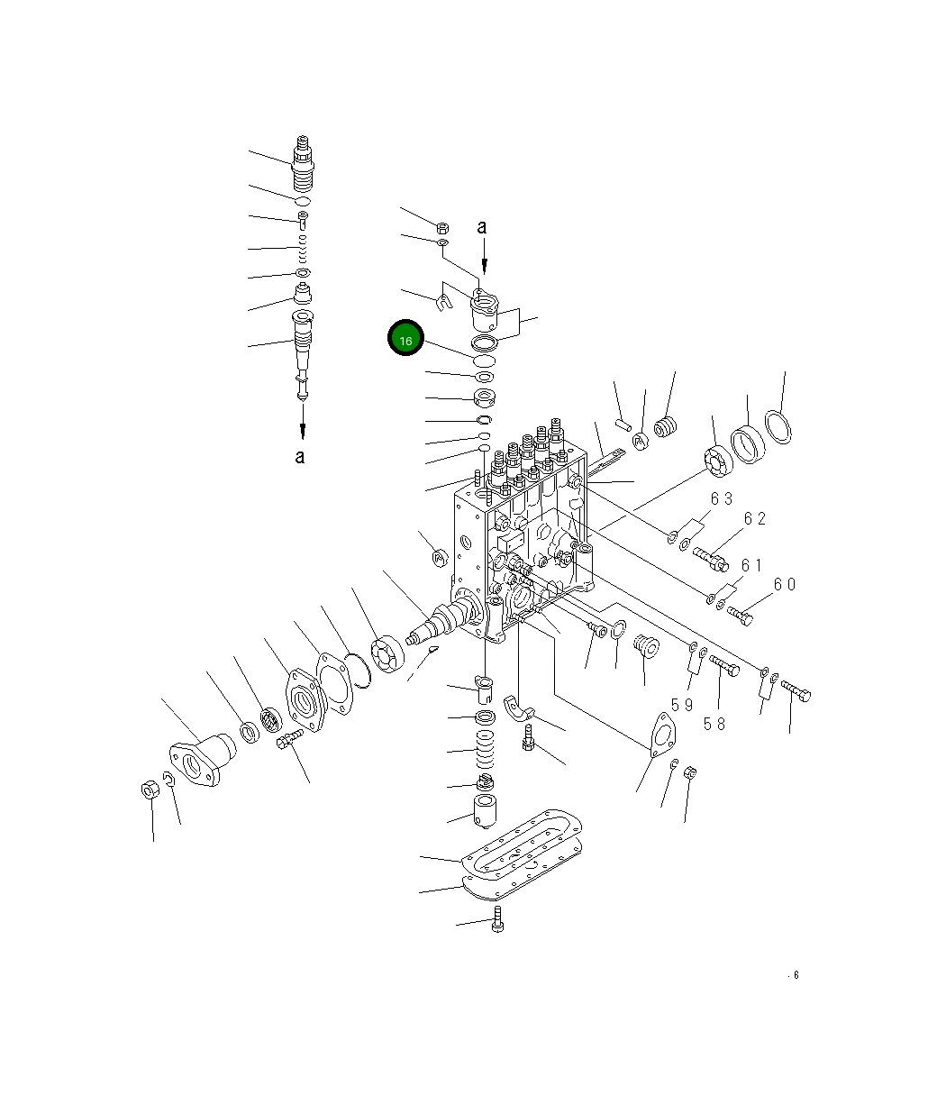 Кольцо уплотнительное (O-Ring) DK029632-9030 Komatsu