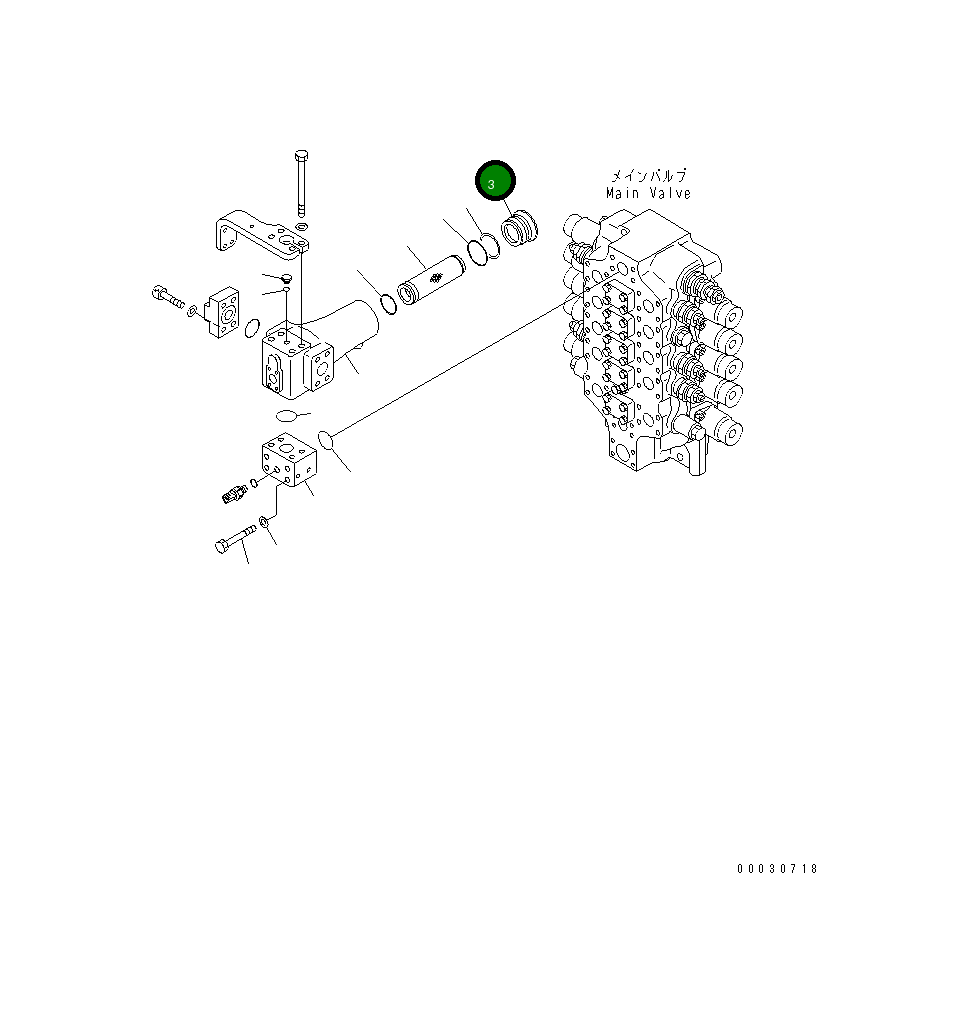 Крышка 21N-62-31230 Komatsu