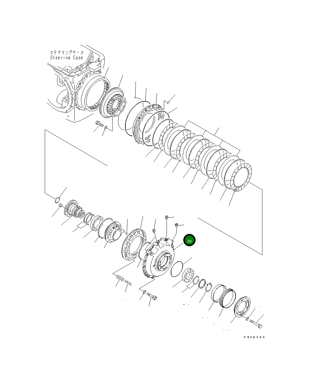 Крышка 14Y-22-15120  Komatsu