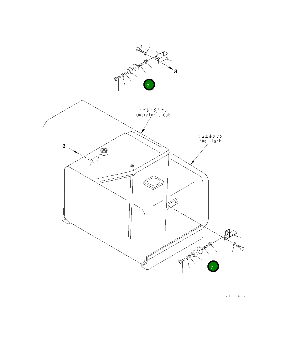 Болт 234-54-52180 Komatsu