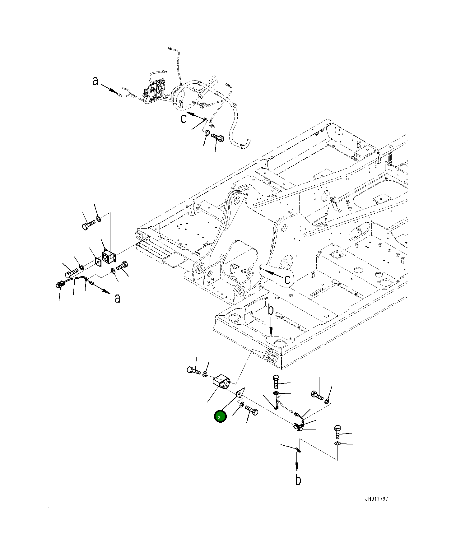 Крышка 2070675460 Komatsu