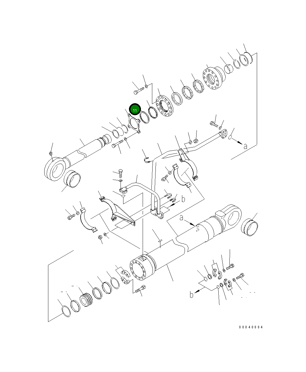 Кольцо 707-88-36571 Komatsu