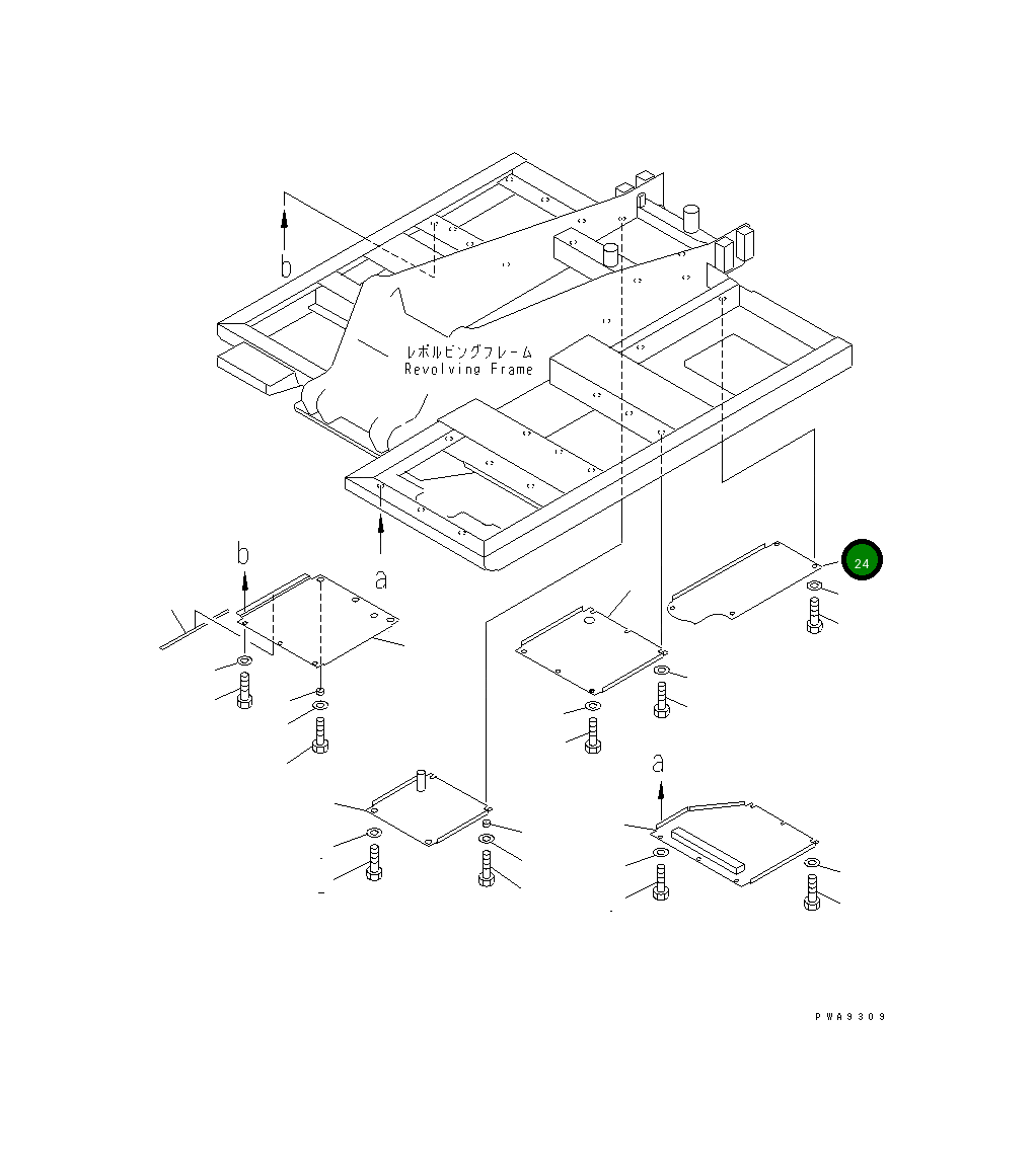 Крышка 203-54-62554 Komatsu