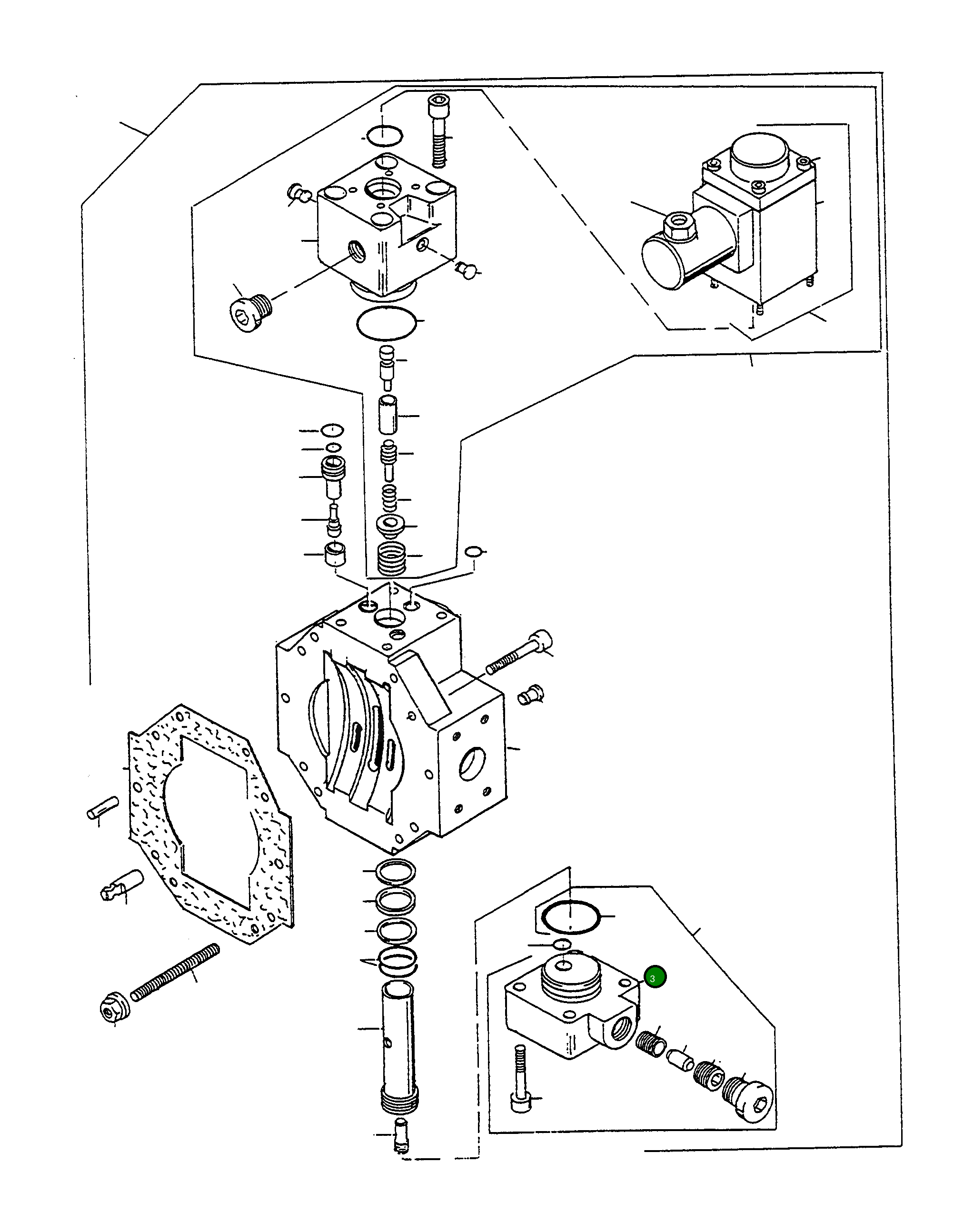Крышка 4918231M1 Komatsu