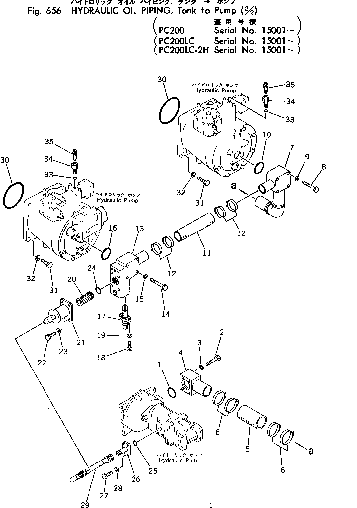 Болт 01000-02065  Komatsu