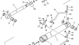 Болт 01252-31455 Komatsu