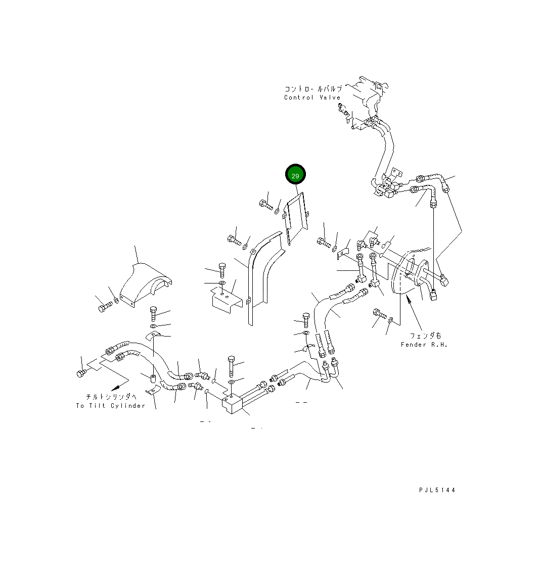 Крышка 154-61-76220 Komatsu