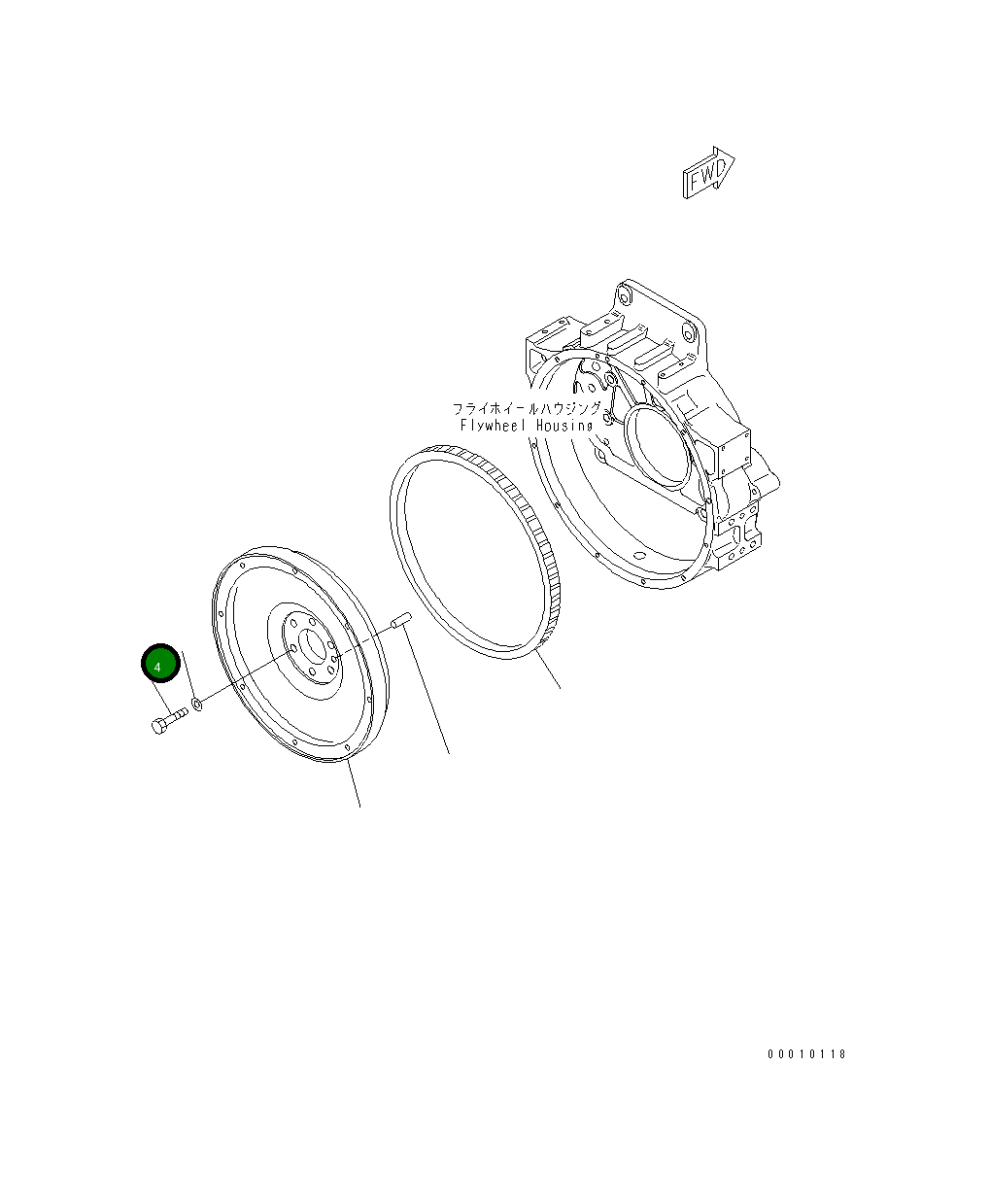 Болт 01050-31655 Komatsu
