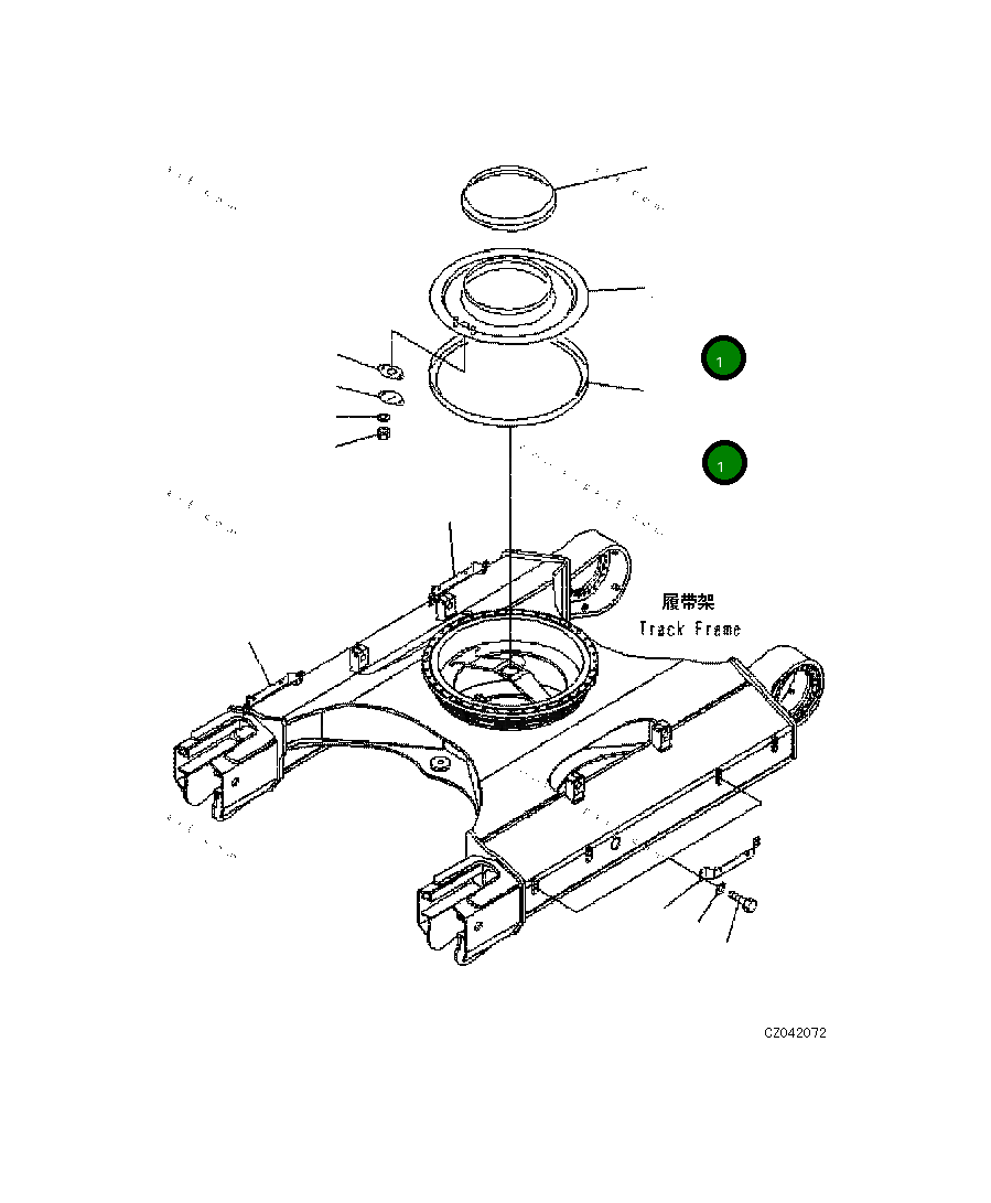 Крышка 207-30-61220 Komatsu