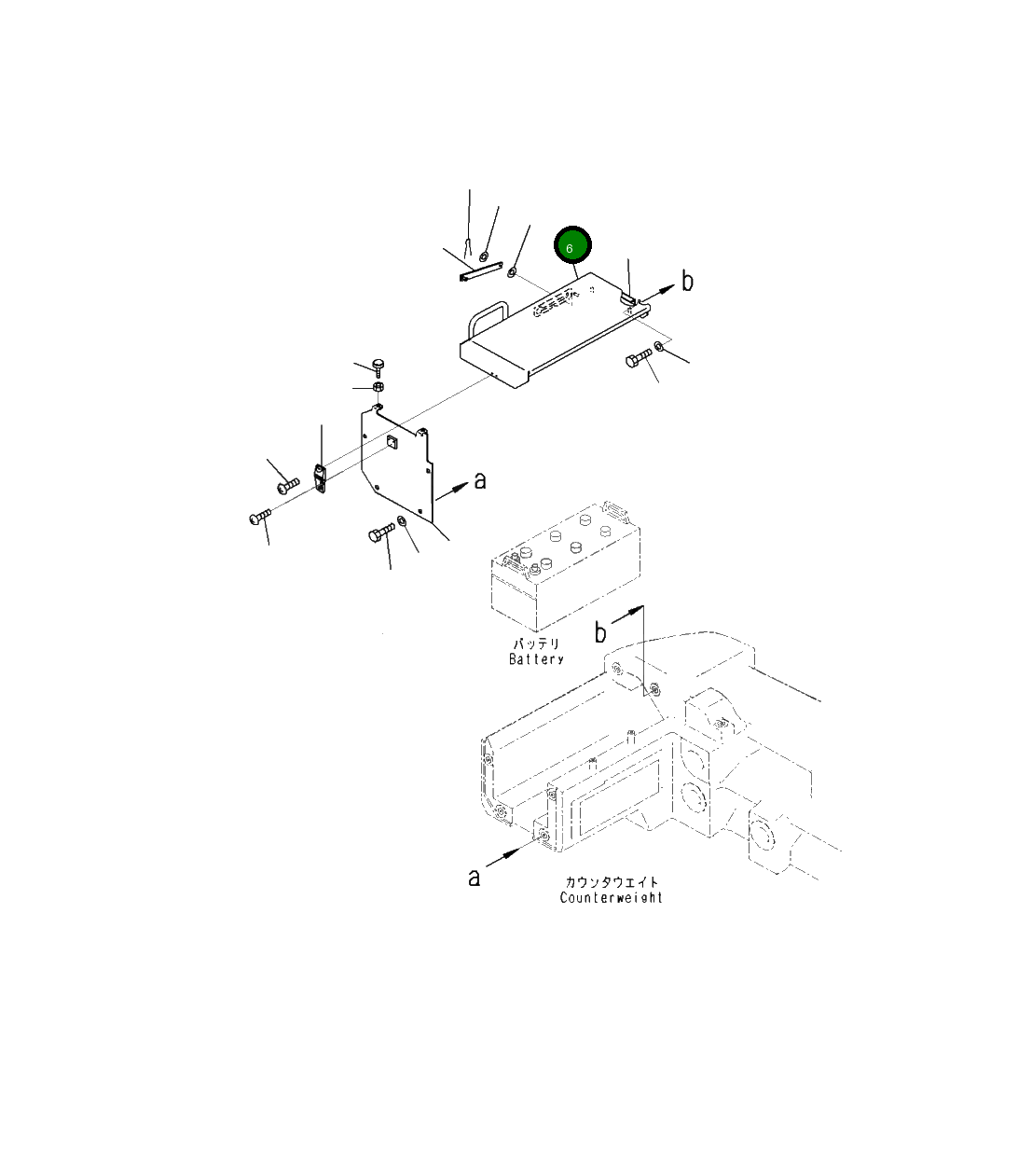Крышка 421-06-51340 Komatsu