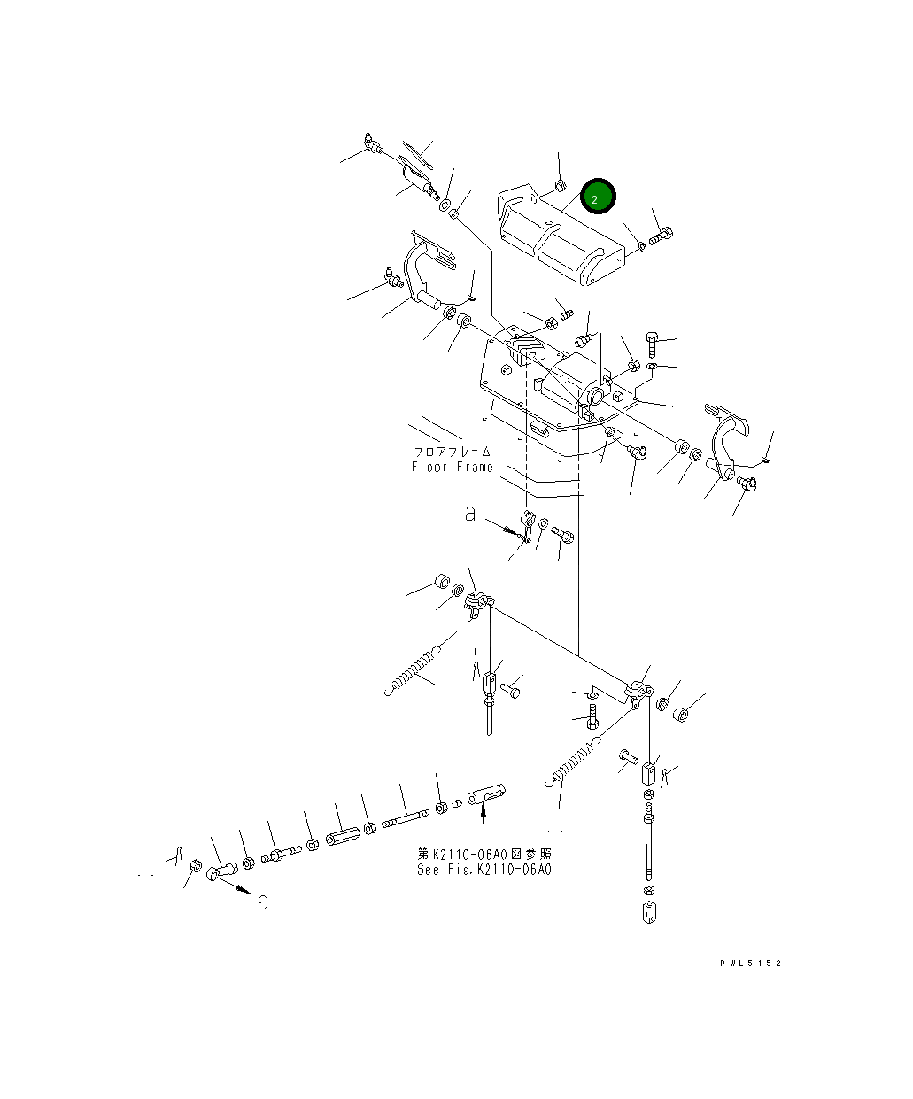 Крышка 154-43-41122  Komatsu