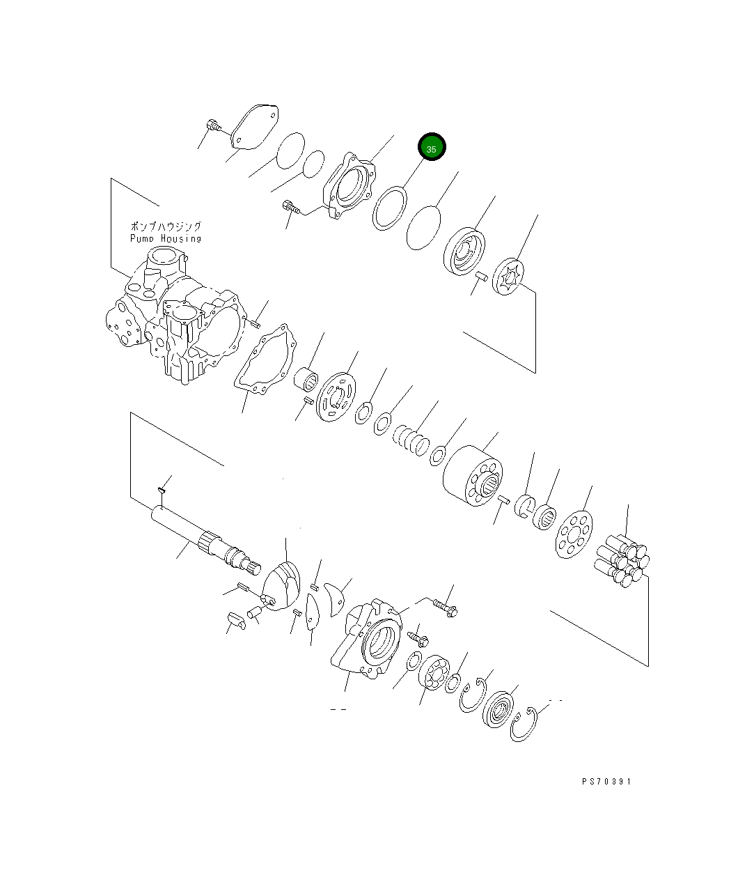 Кольцо 258-81-21530 Komatsu