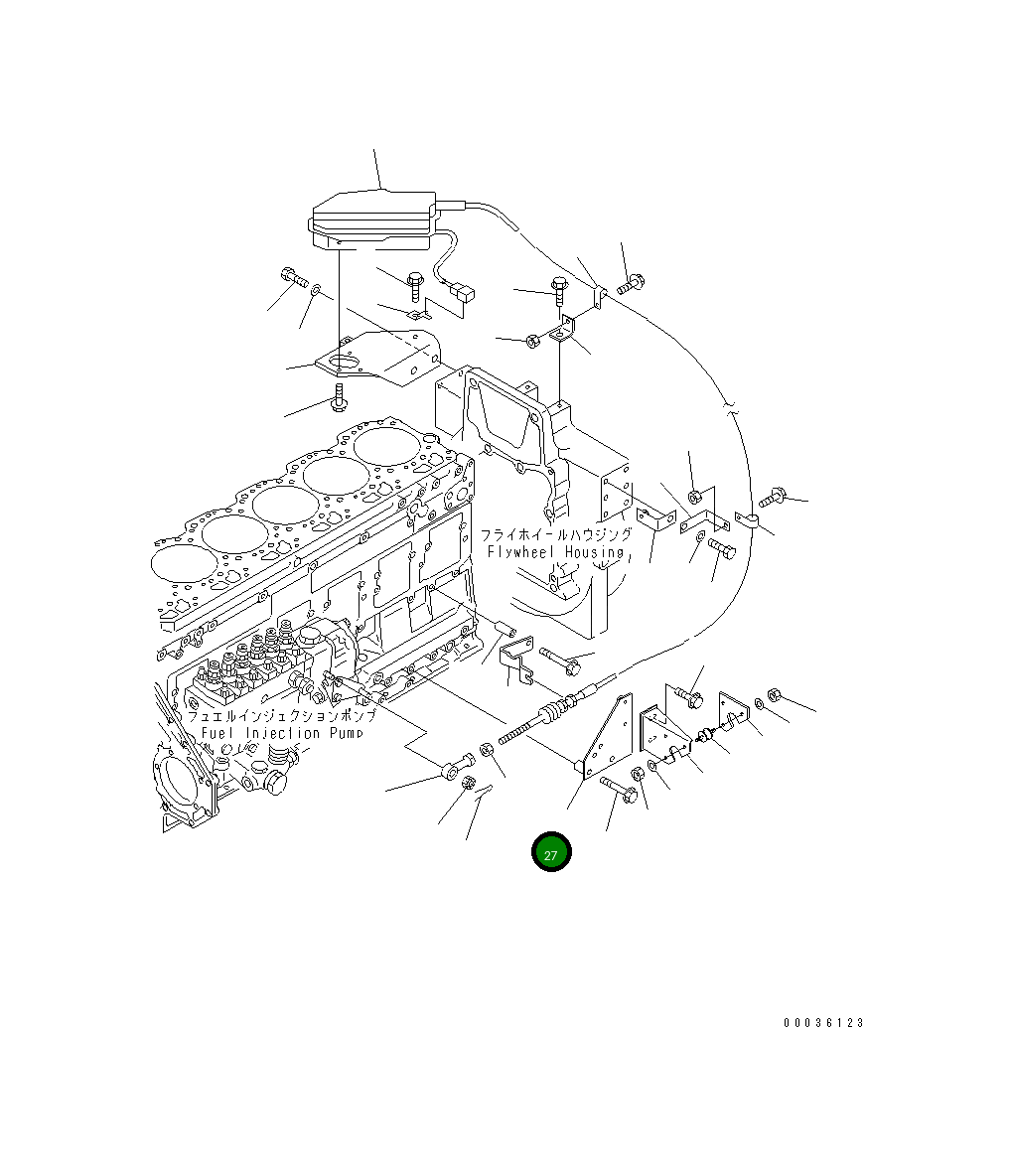Крышка 424-43-31281 Komatsu