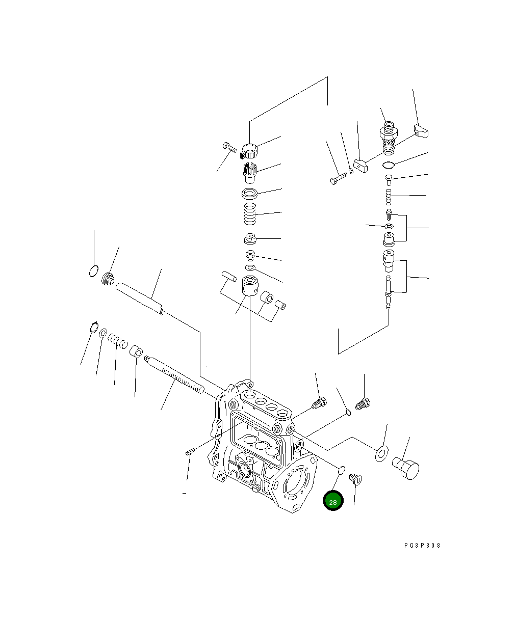 Кольцо уплотнительное (O-Ring) 453-660 Komatsu