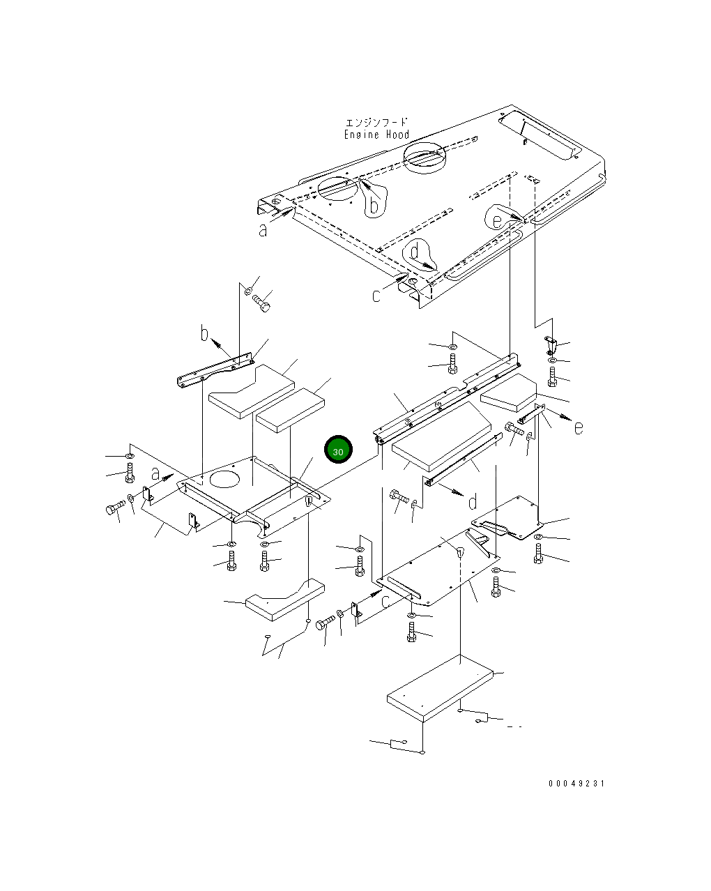 Крышка 195-862-8131 Komatsu