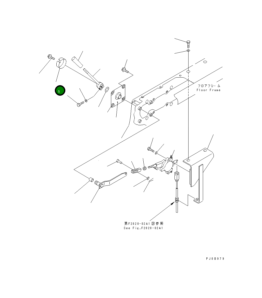 Крышка 14X-43-13432 Komatsu