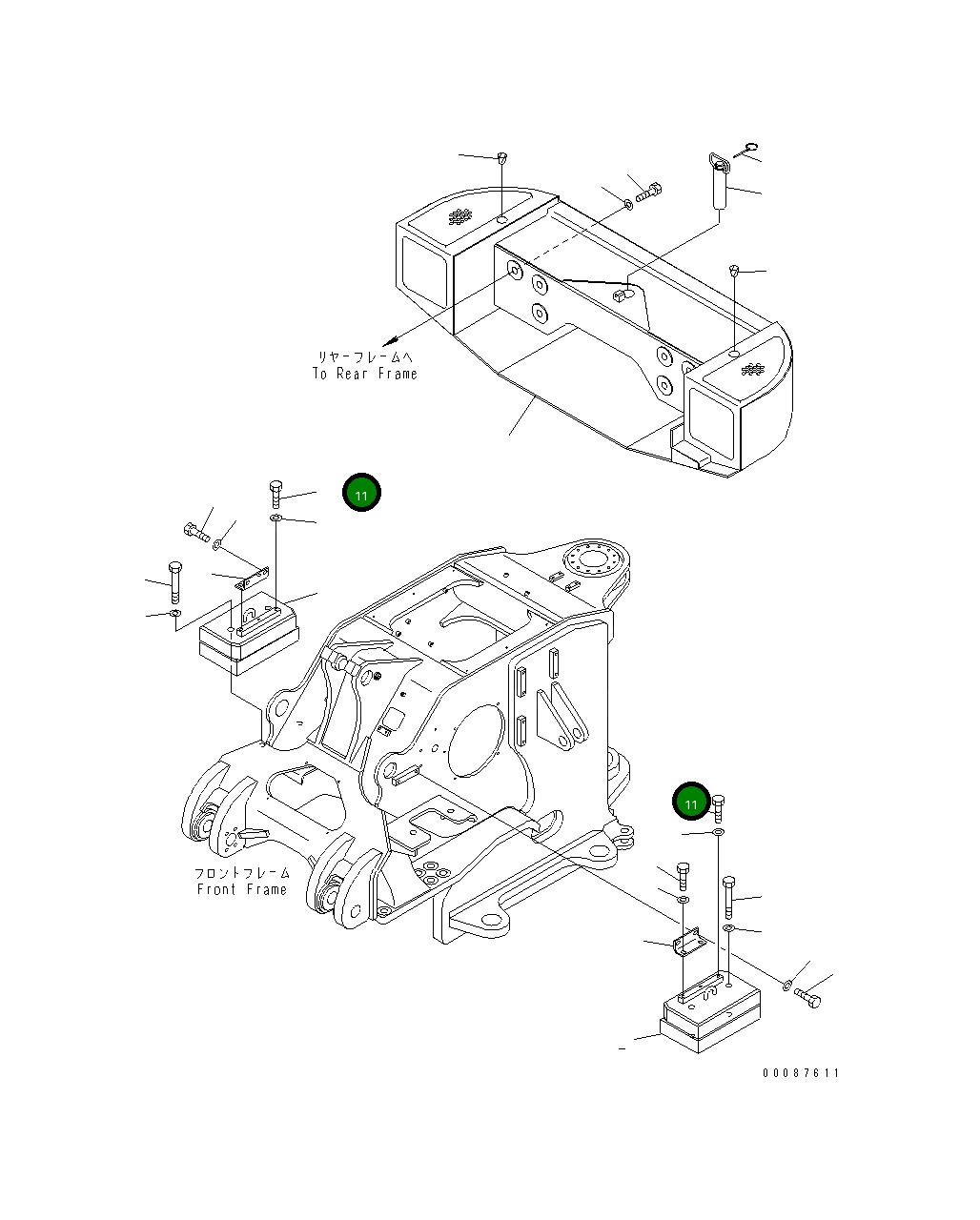 Болт 01010-D1630  Komatsu