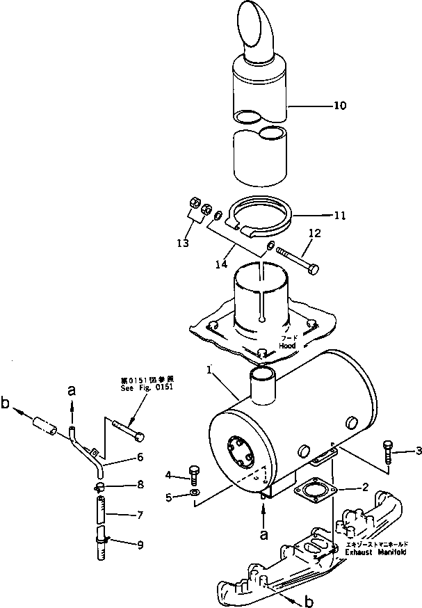 Болт 01020-00816 Komatsu